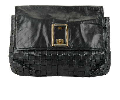 Woven Clutch, front view